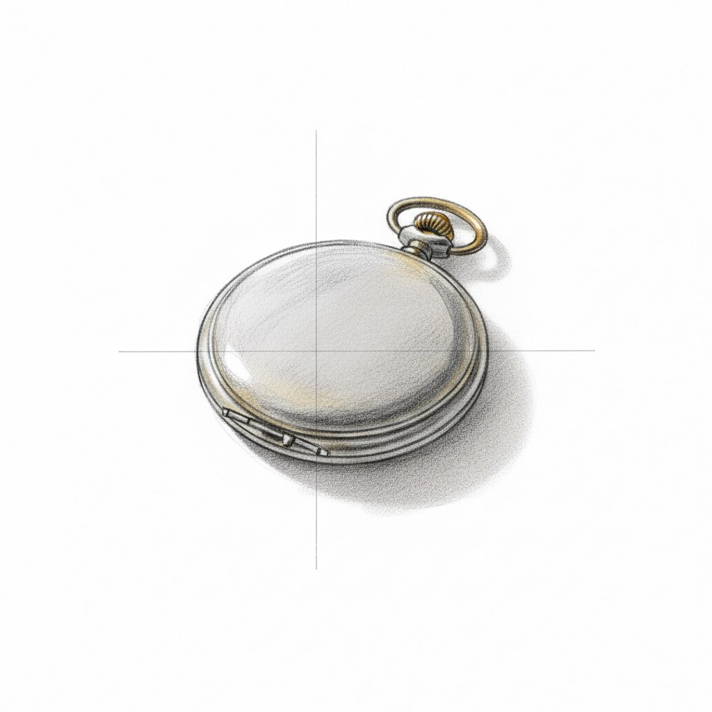 Maillechort, dessin au fusain