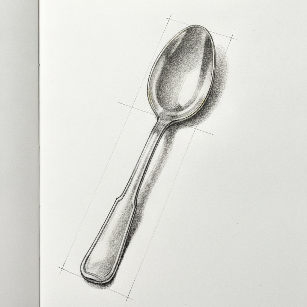 Modèle filet, dessin au fusain