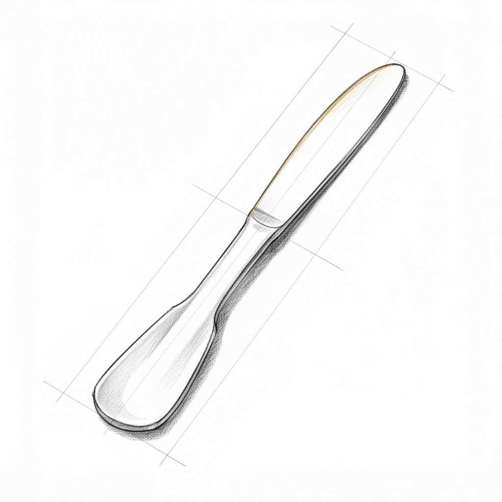 Uniplat, dessin au fusain