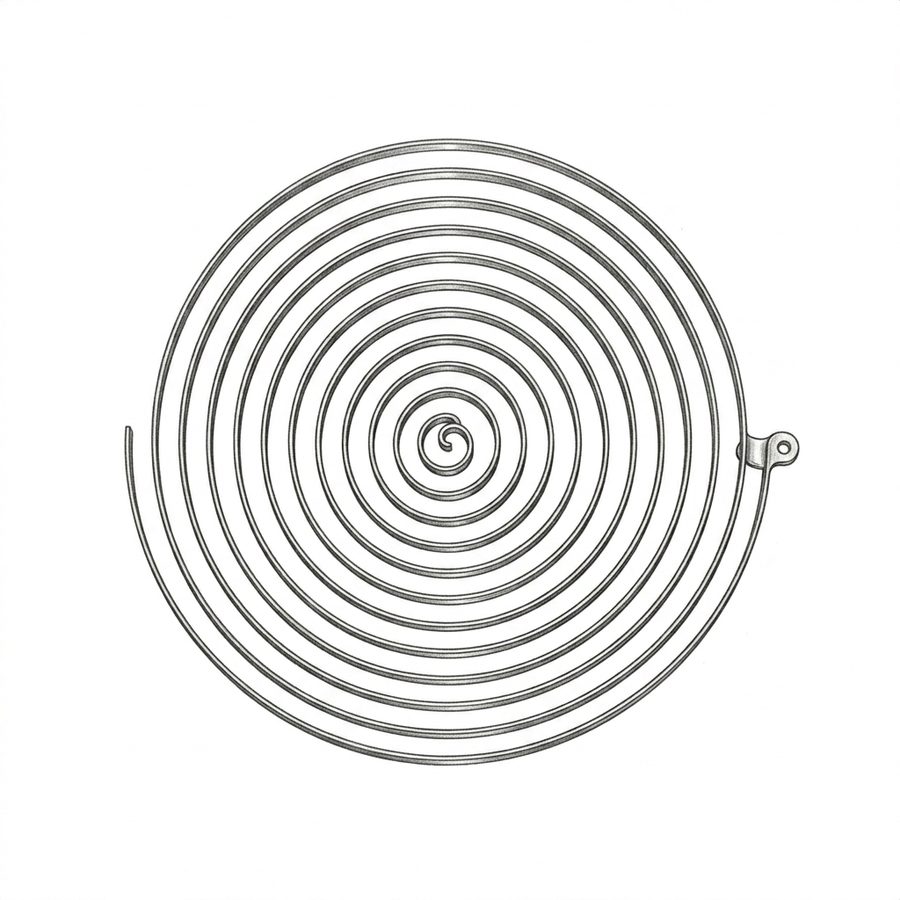 Croquis au crayon — Le spiral — Mon Bijoutier d'Ici