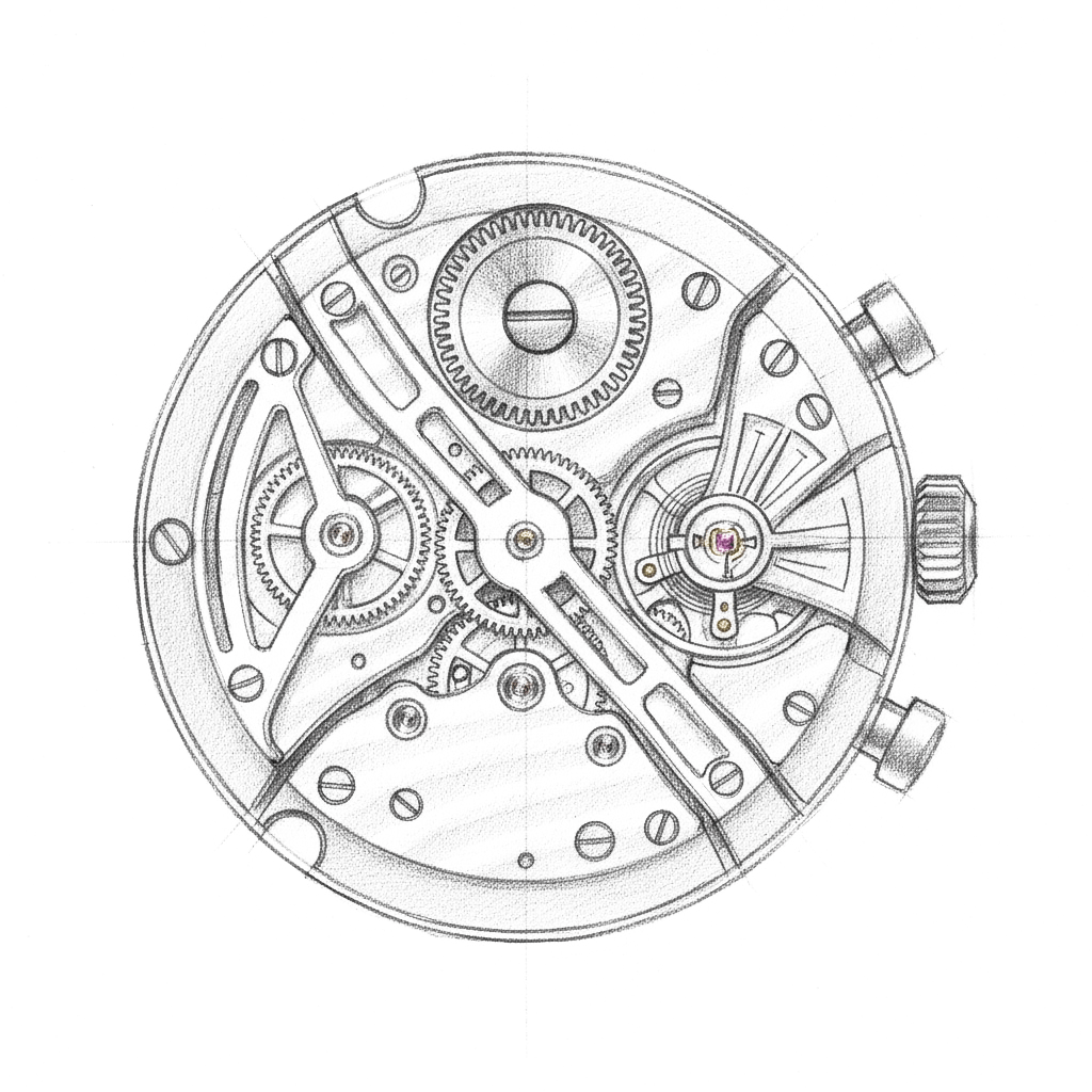 Croquis d’atelier — Chronographe