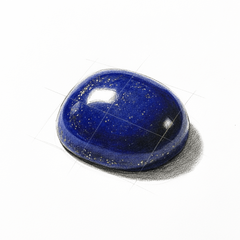Croquis d’atelier — Lapis-lazuli