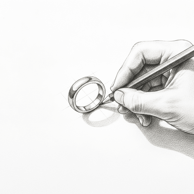 Croquis d’atelier — La main qui dessine