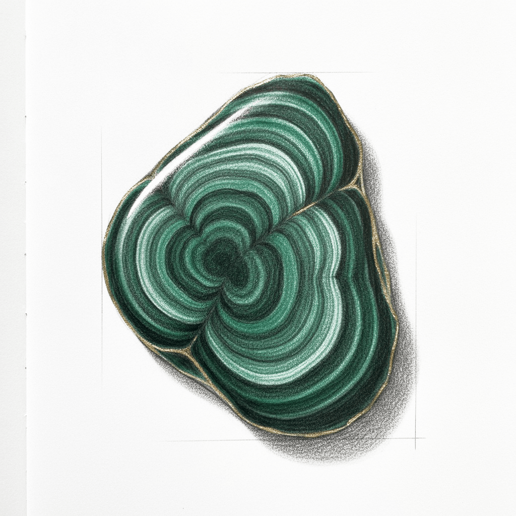Croquis d’atelier — Malachite