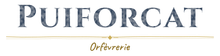 Puiforcat — cartouche dessiné au fusain par l’atelier