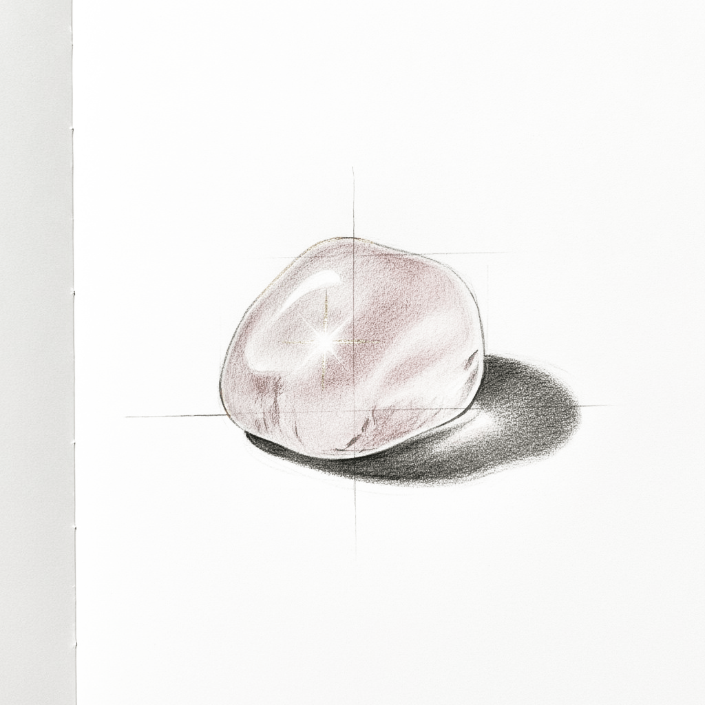 Croquis d’atelier — Quartz rose