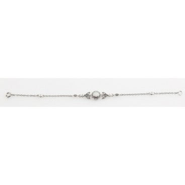 Bracelet en Argent 925 (Opale - Oxydes de zirconium - Marcassites)