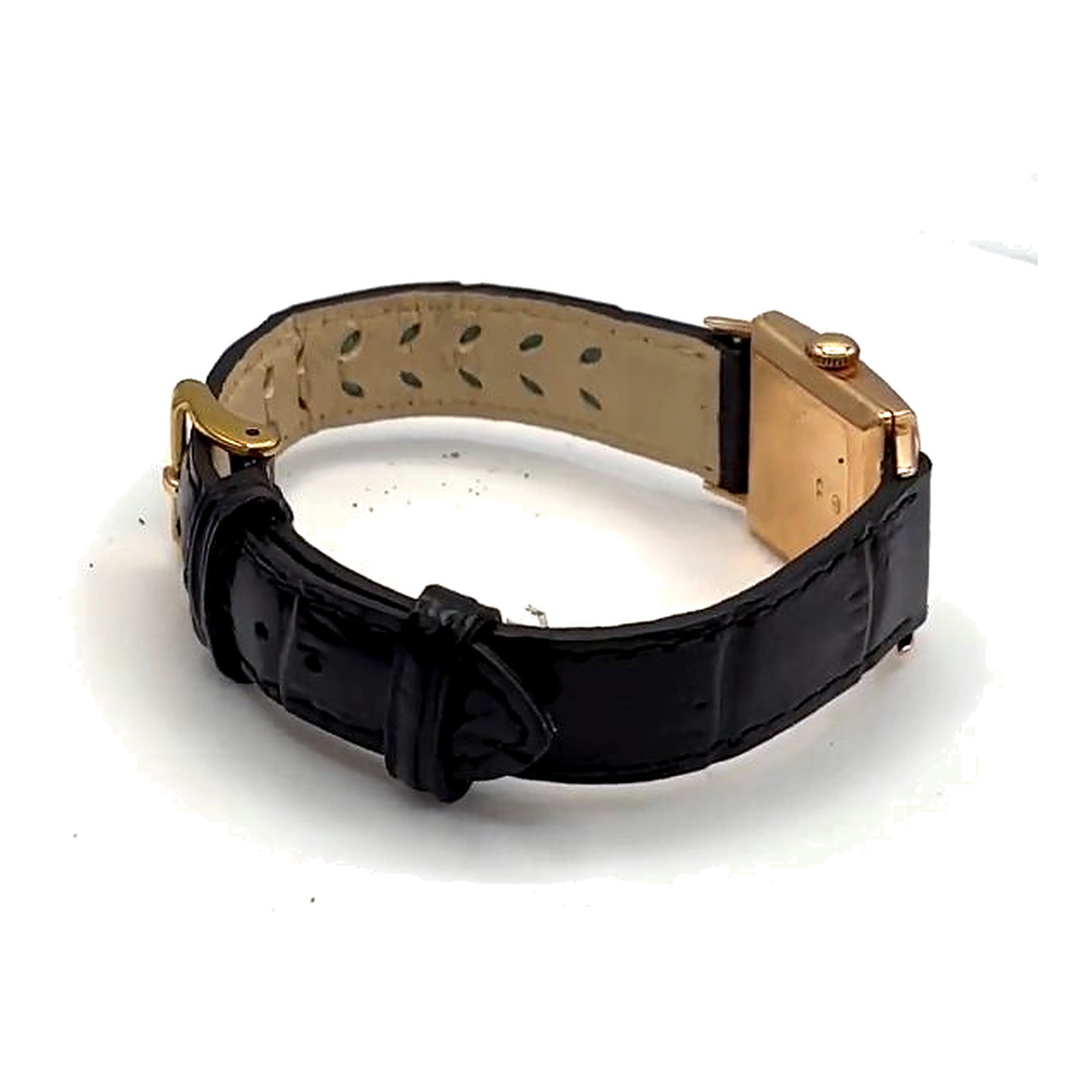 Longines or 750 bracelet cuir