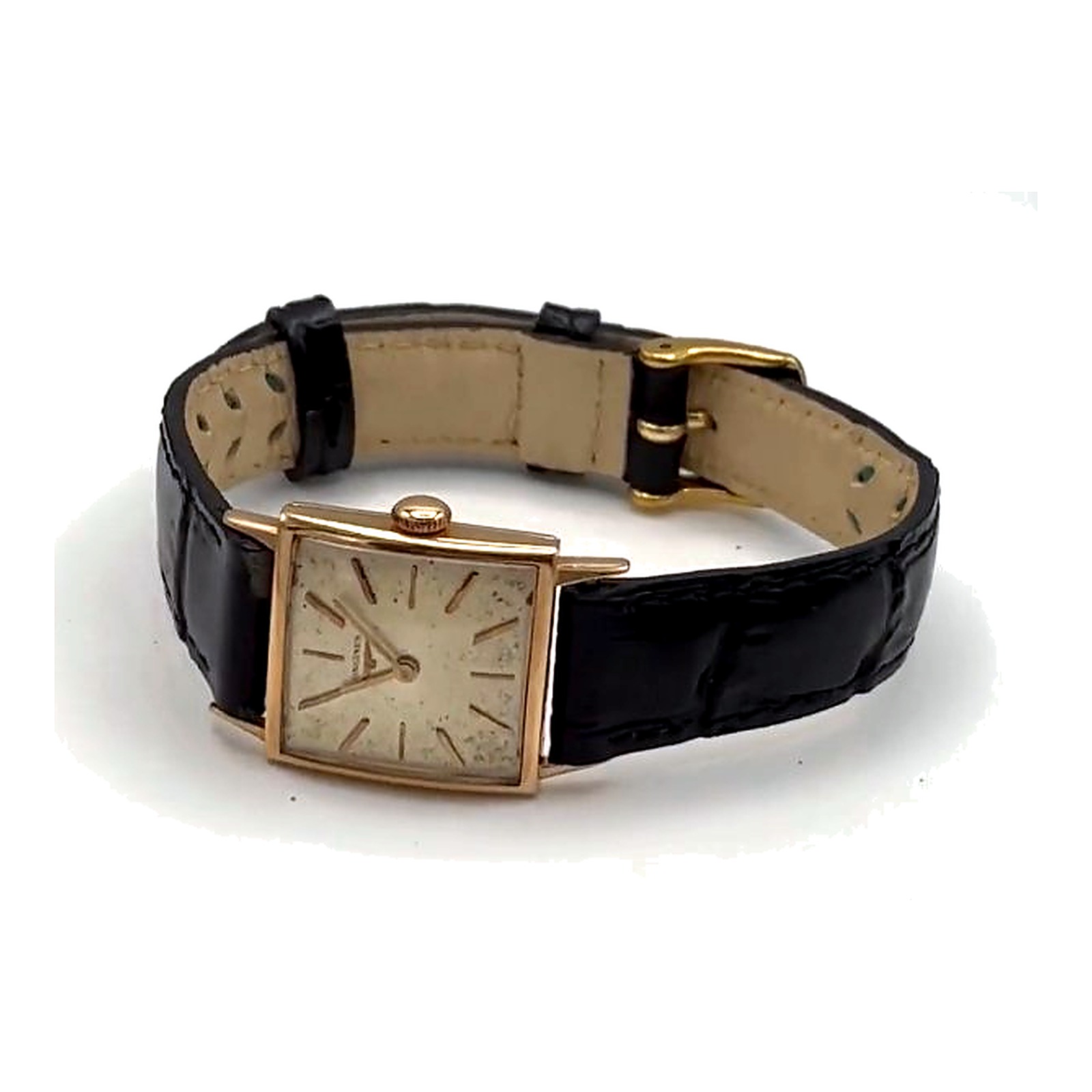 Longines or 750 bracelet cuir — vue 4