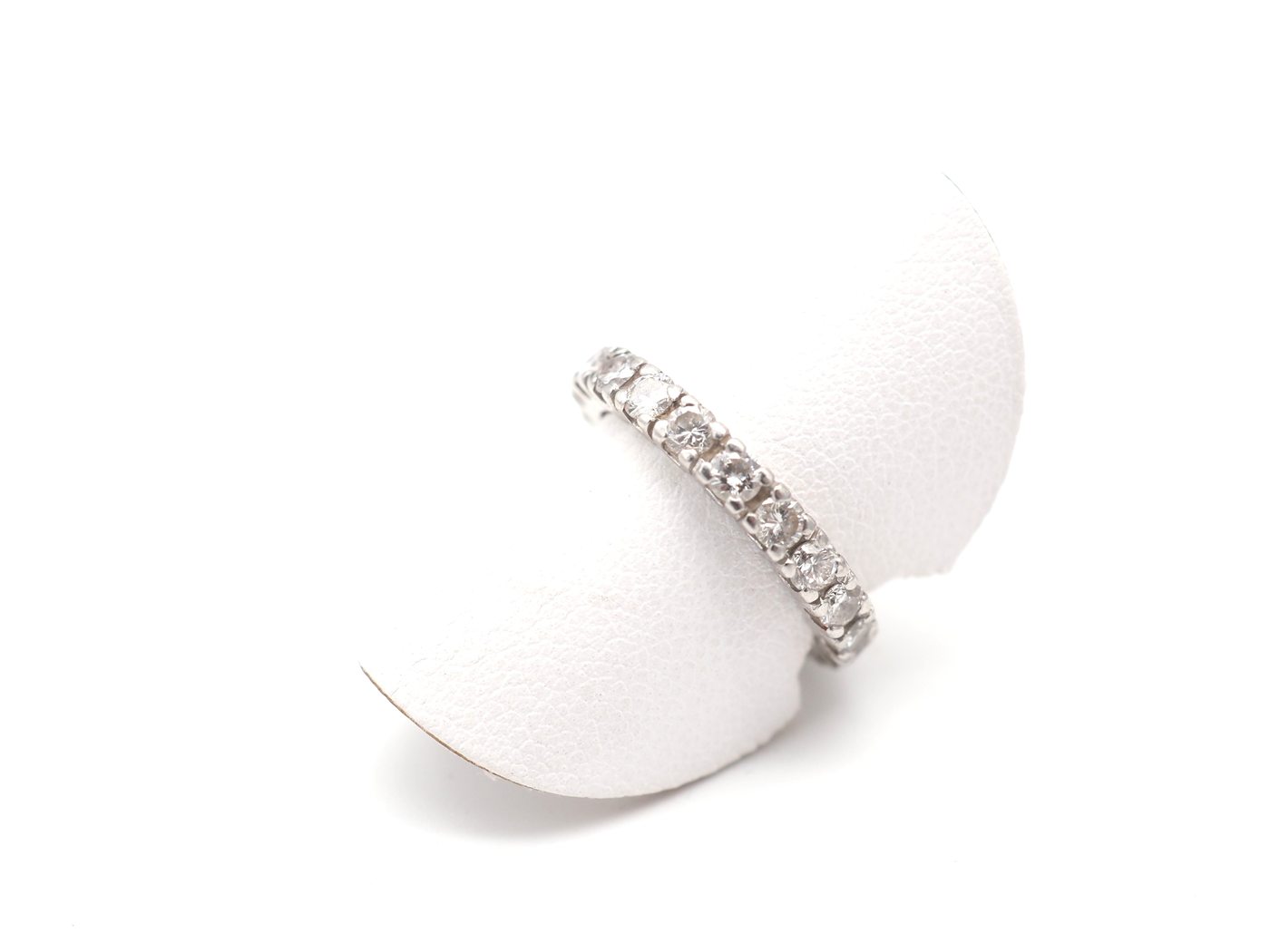Aliance or blanc 750 mil et diamants — vue 2