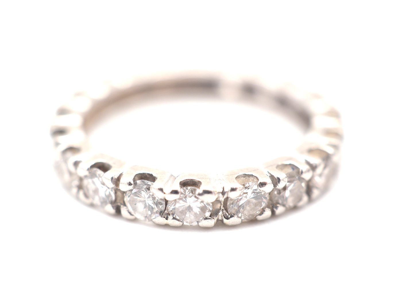 Aliance or blanc 750 mil et diamants — vue 3