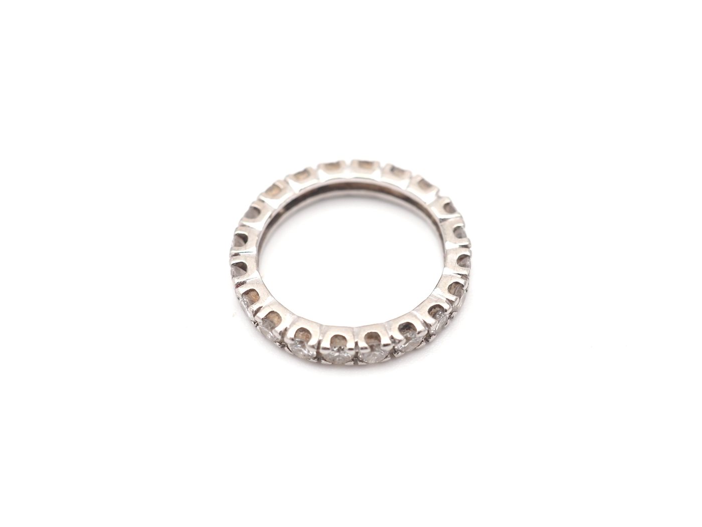Aliance or blanc 750 mil et diamants — vue 4