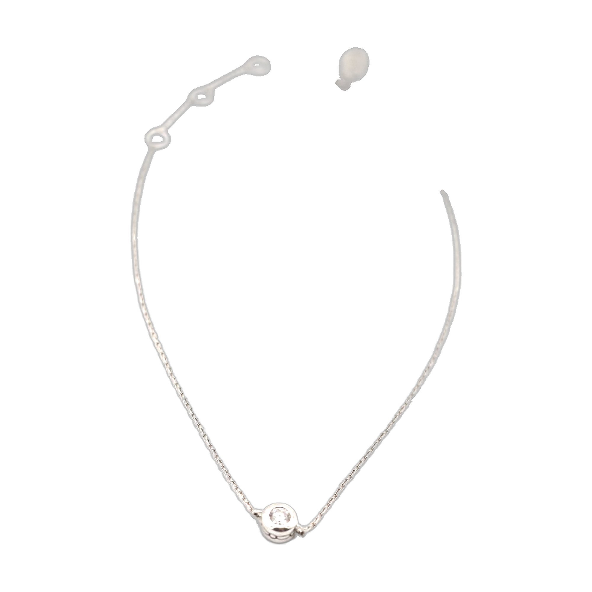 Bracelet or blanc et diamants — vue 2