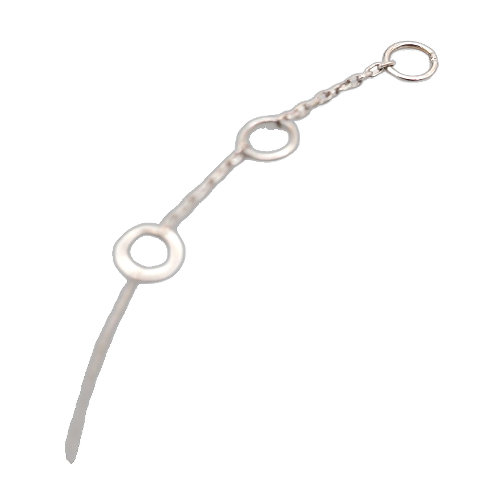 Bracelet or blanc et diamants — vue 4