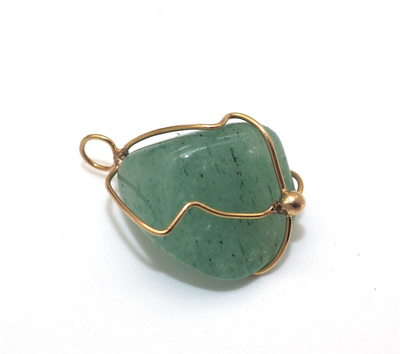 Pendentif jade et or jaune 750