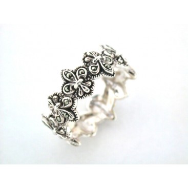 BAGUE ARGENT 925 (MARCASSITES)