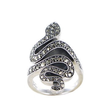 Bague en Argent 925° (Marcassites)