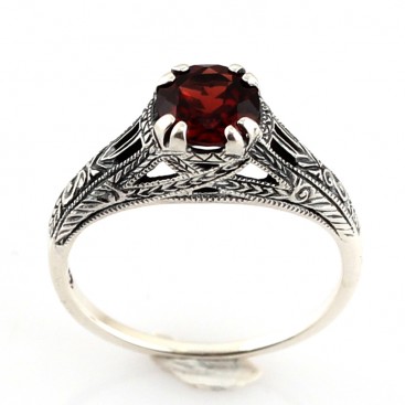 Bague en Argent 925 (Grenat)