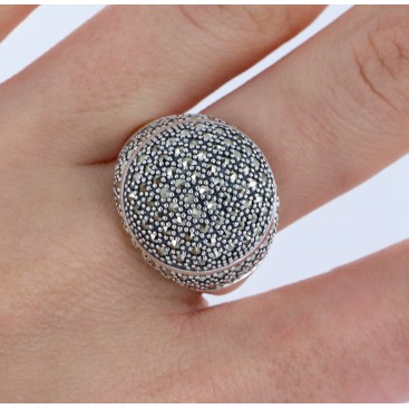 Bague en Argent 925 (Marcassites) — vue 2
