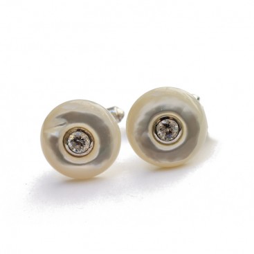 Boutons de Manchette en Argent 925 (Nacre)