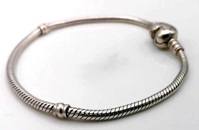 Bracelet Pandora coeur argent 925/1000 — vue 3