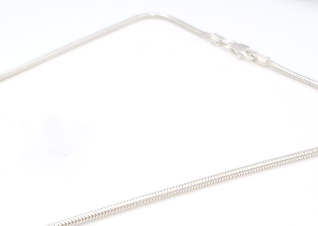 Chaine en argent 925/1000 maille serpent 42cm — vue 2