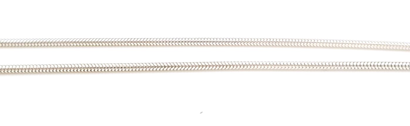 Chaine en argent 925/1000 maille serpent 42cm — vue 4