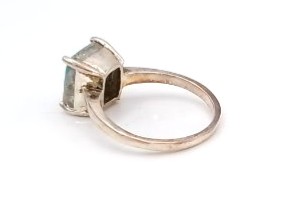 Bague en argent 925/1000 turquoise — vue 3