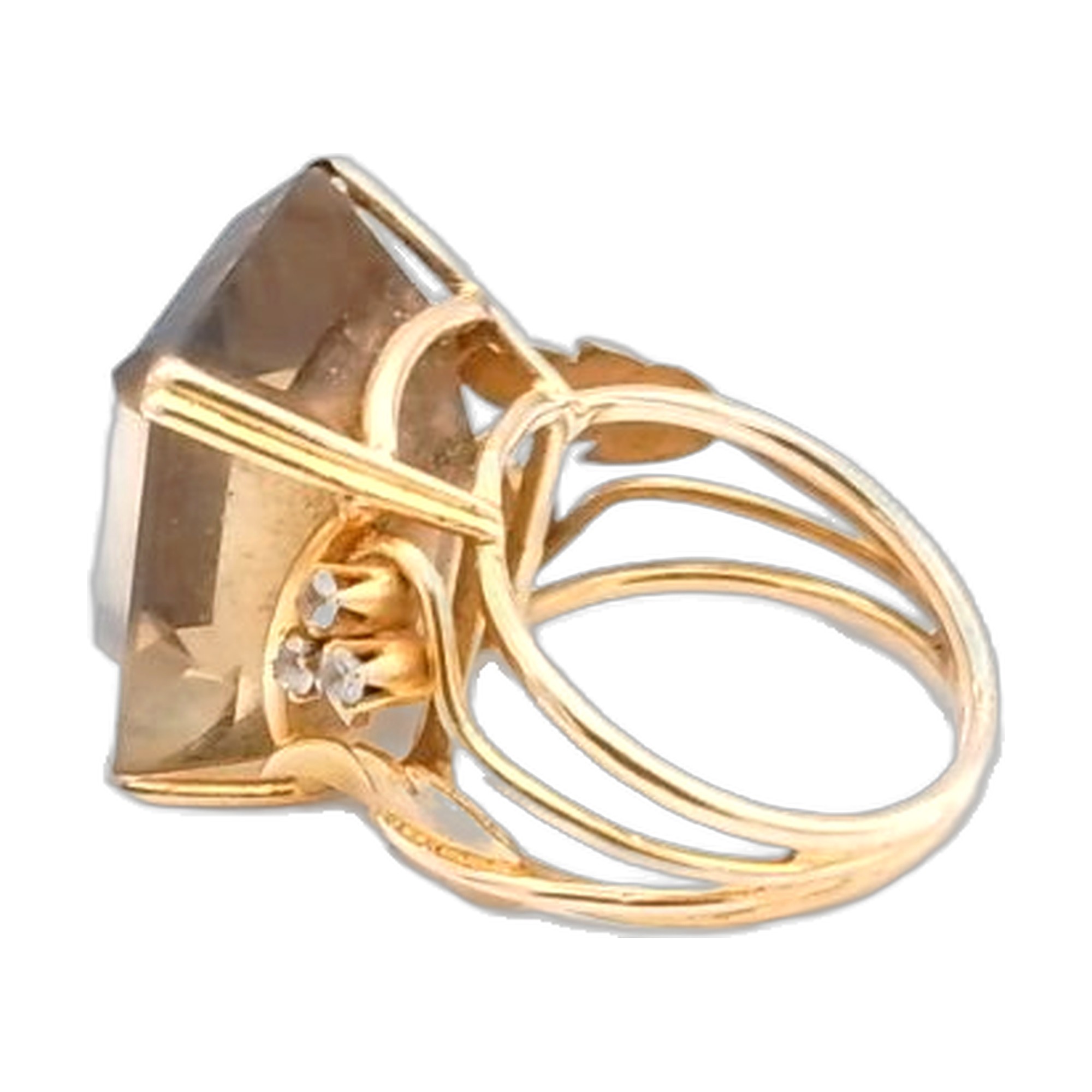bague cockail 1960 cide approximativement 24ct — vue 4
