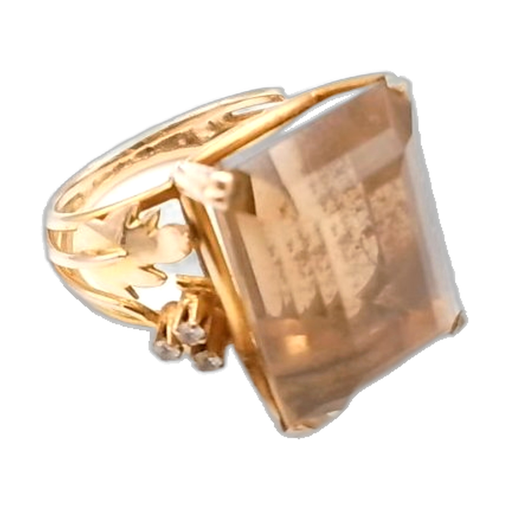 bague cockail 1960 cide approximativement 24ct — vue 6