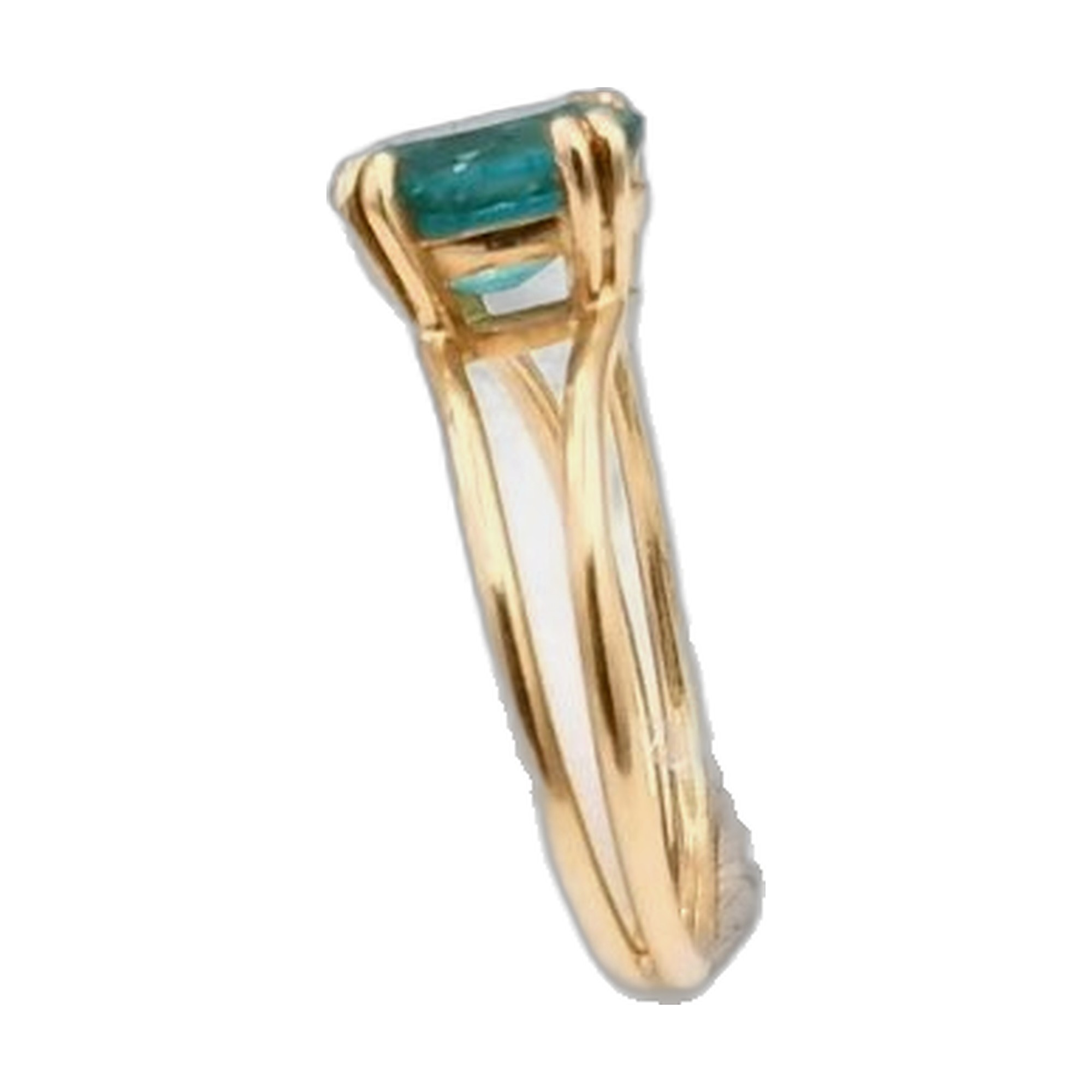 bague solitaire 18h 750/1000 occasion — vue 5