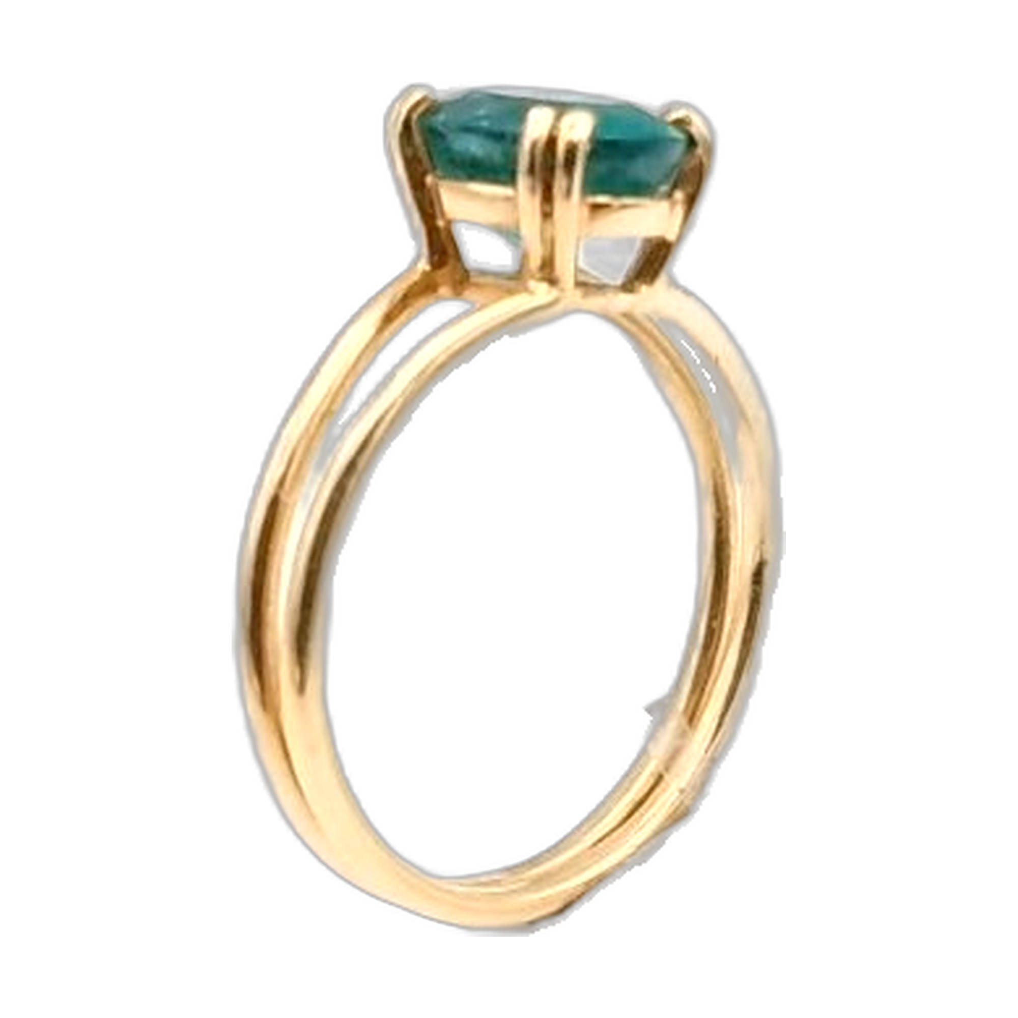 bague solitaire 18h 750/1000 occasion — vue 6