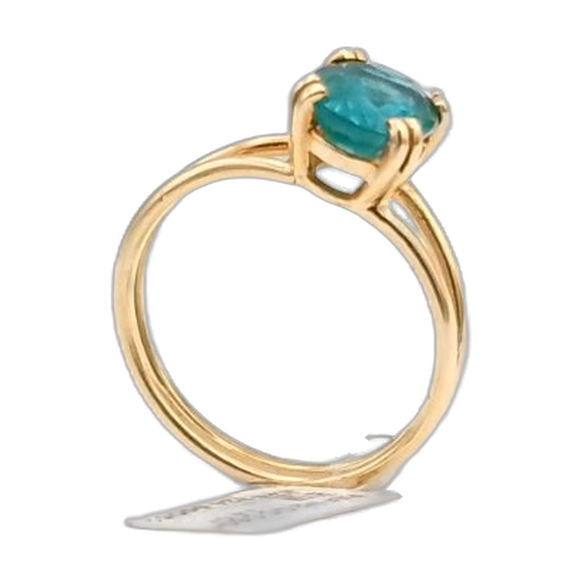 bague solitaire 18h 750/1000 occasion — vue 8