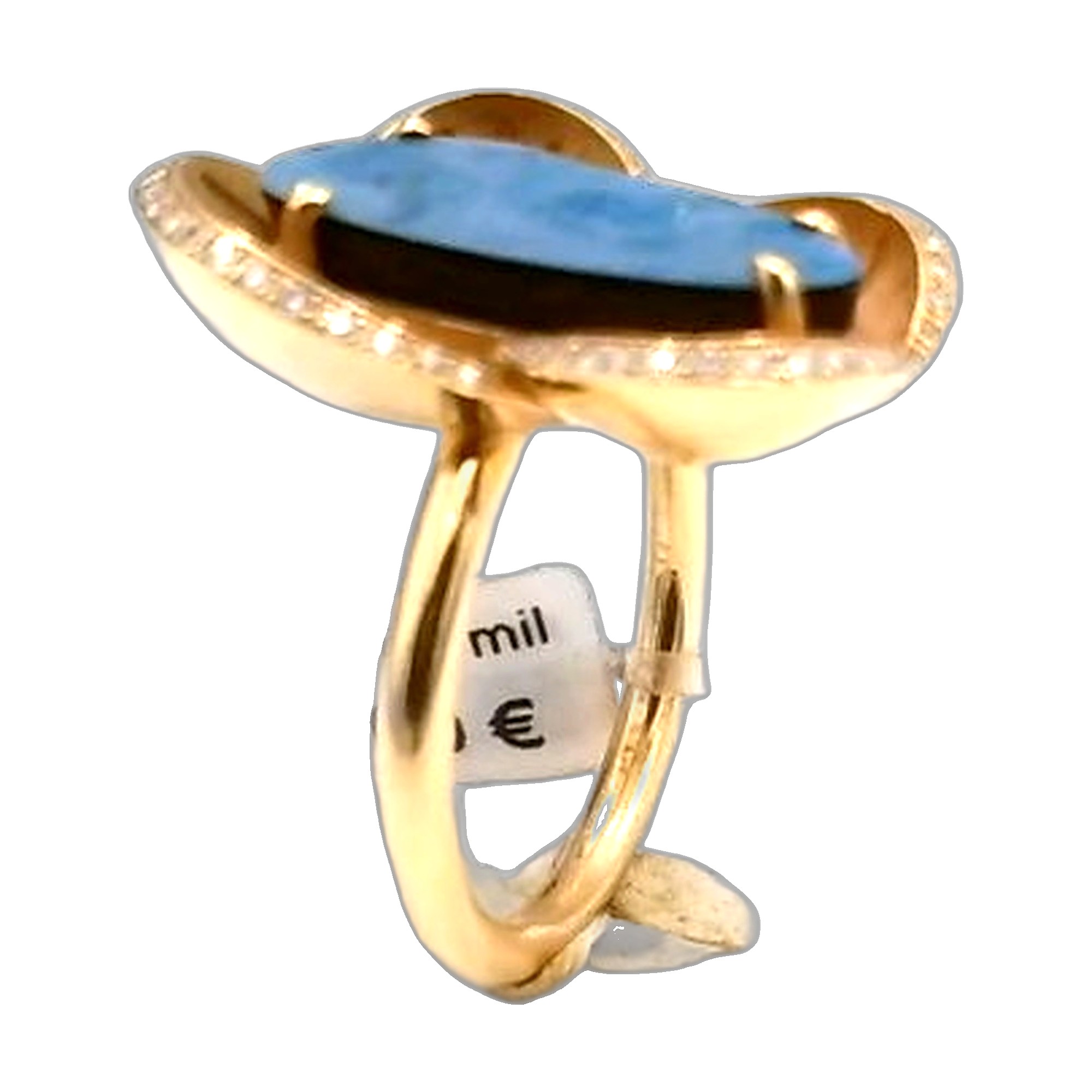 creation bague or jaune — vue 2