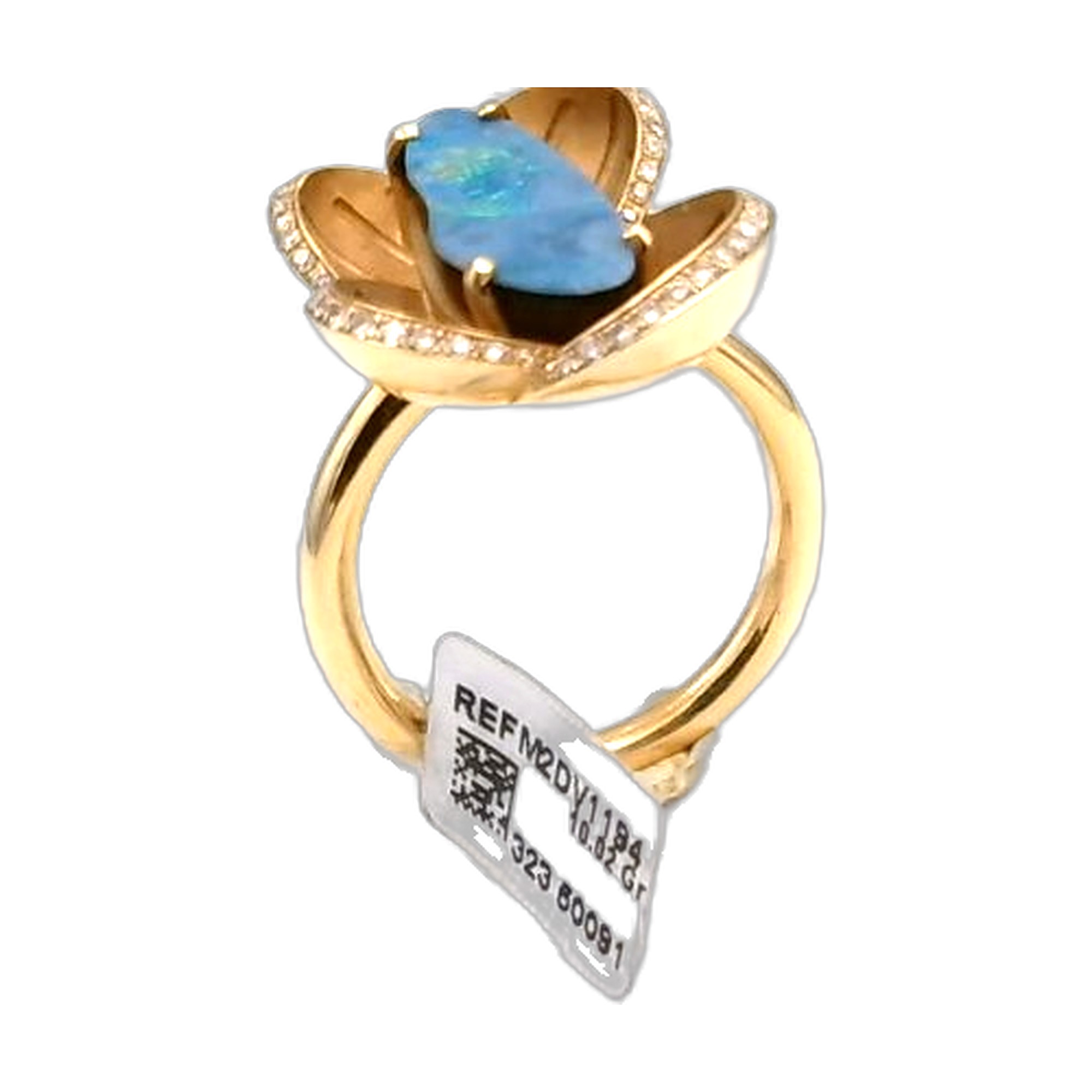creation bague or jaune — vue 5