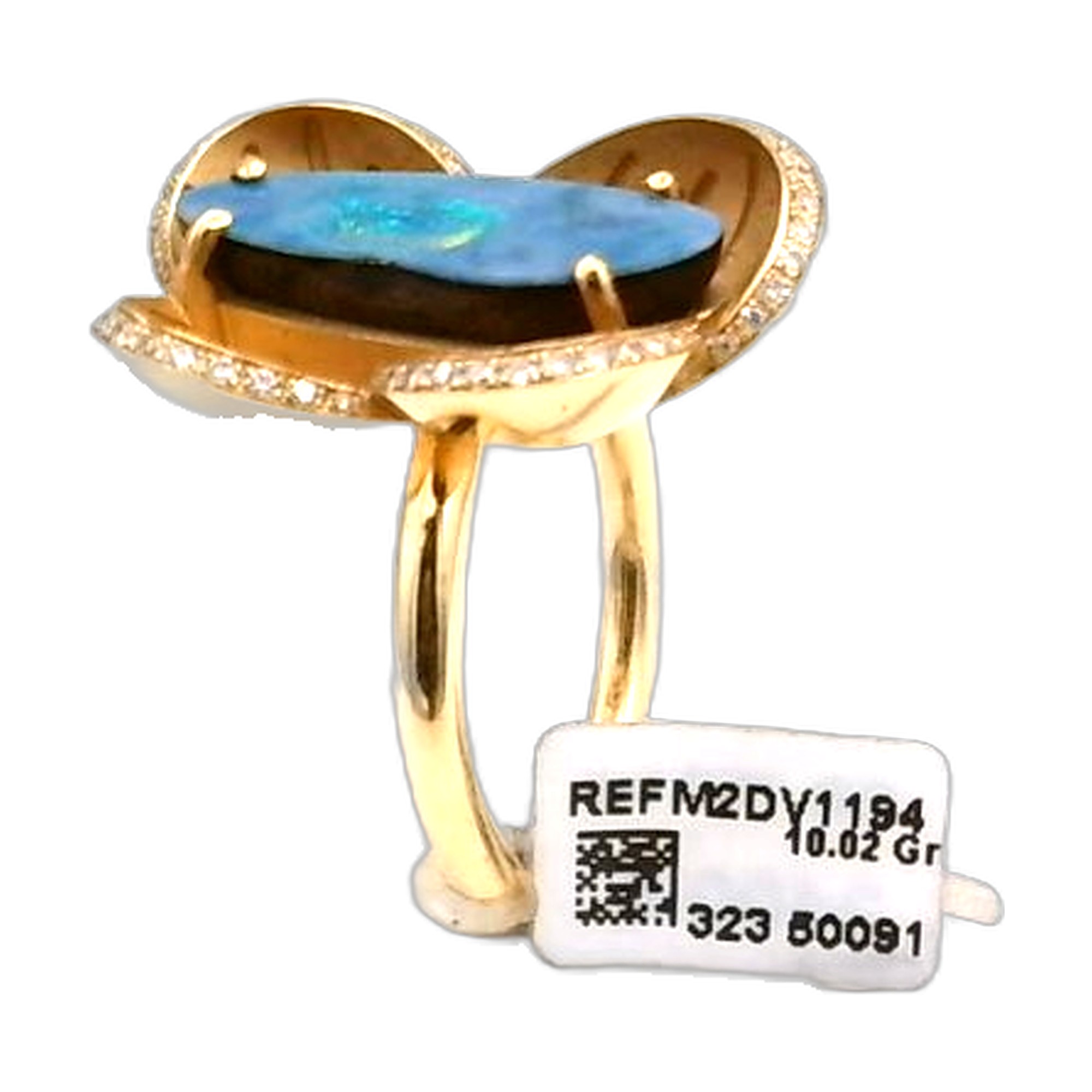 creation bague or jaune — vue 8