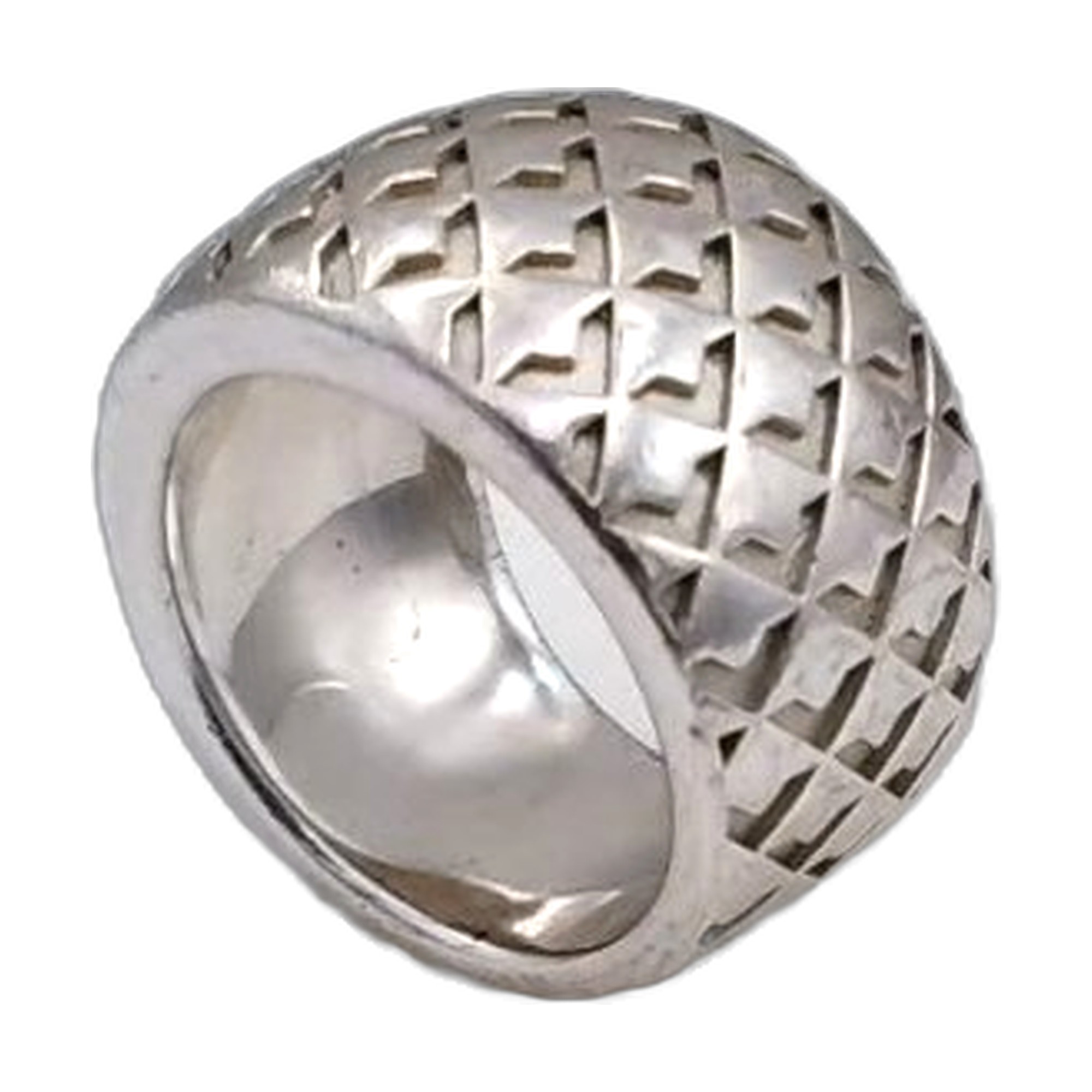 Bague signée jonc argent 925/1000