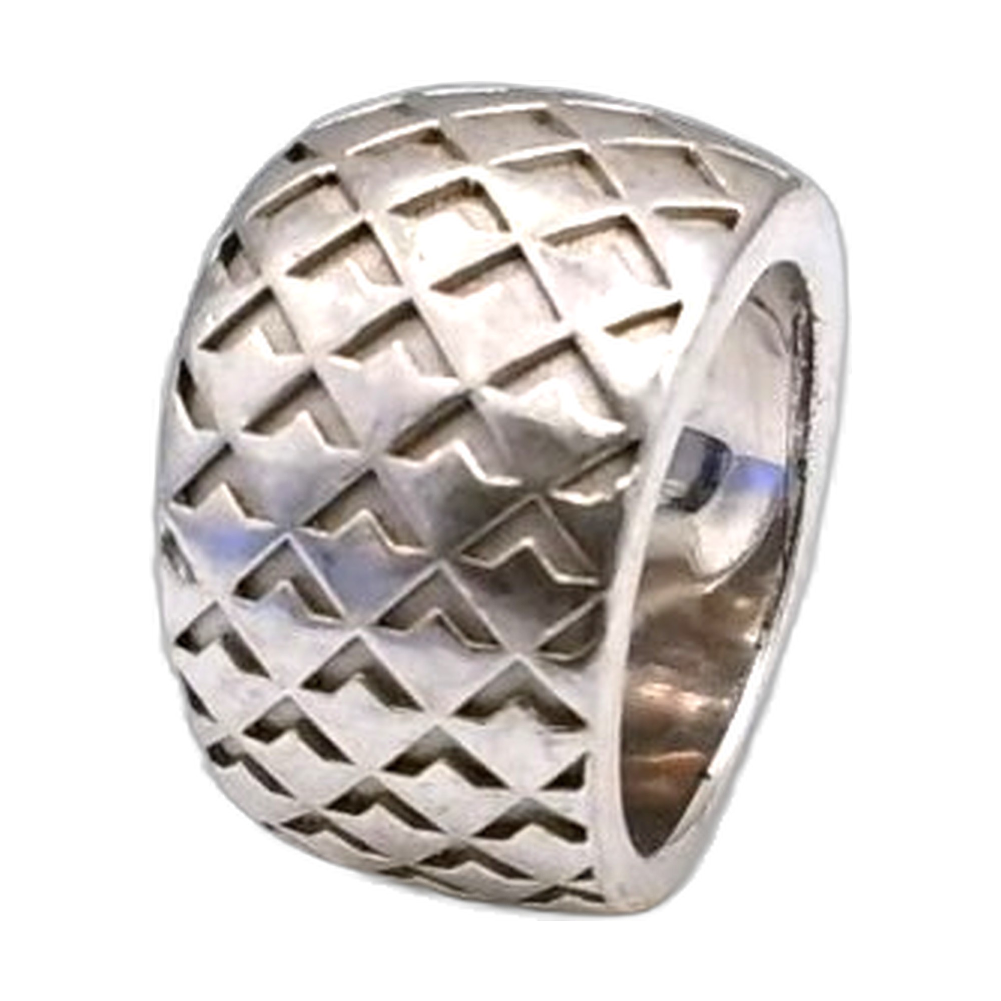 bague signée jonc argent 925/1000 — vue 2