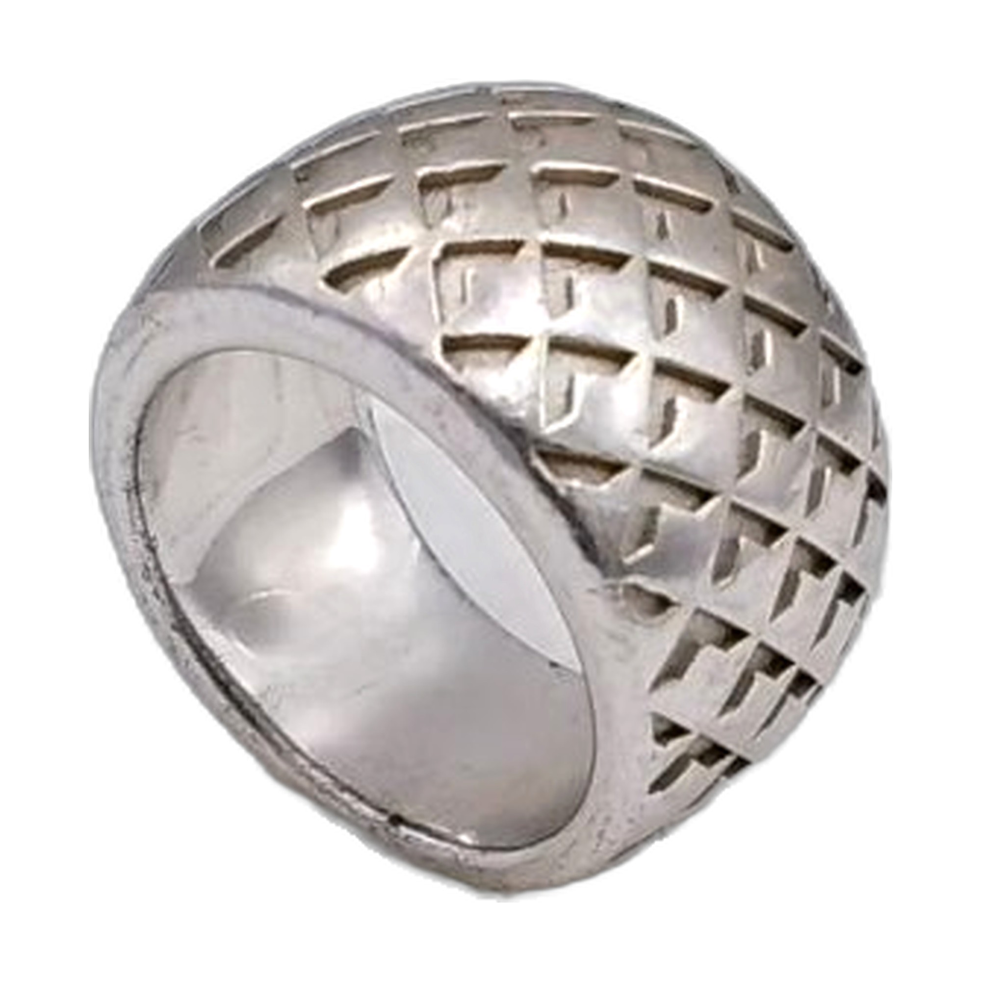 bague signée jonc argent 925/1000 — vue 3