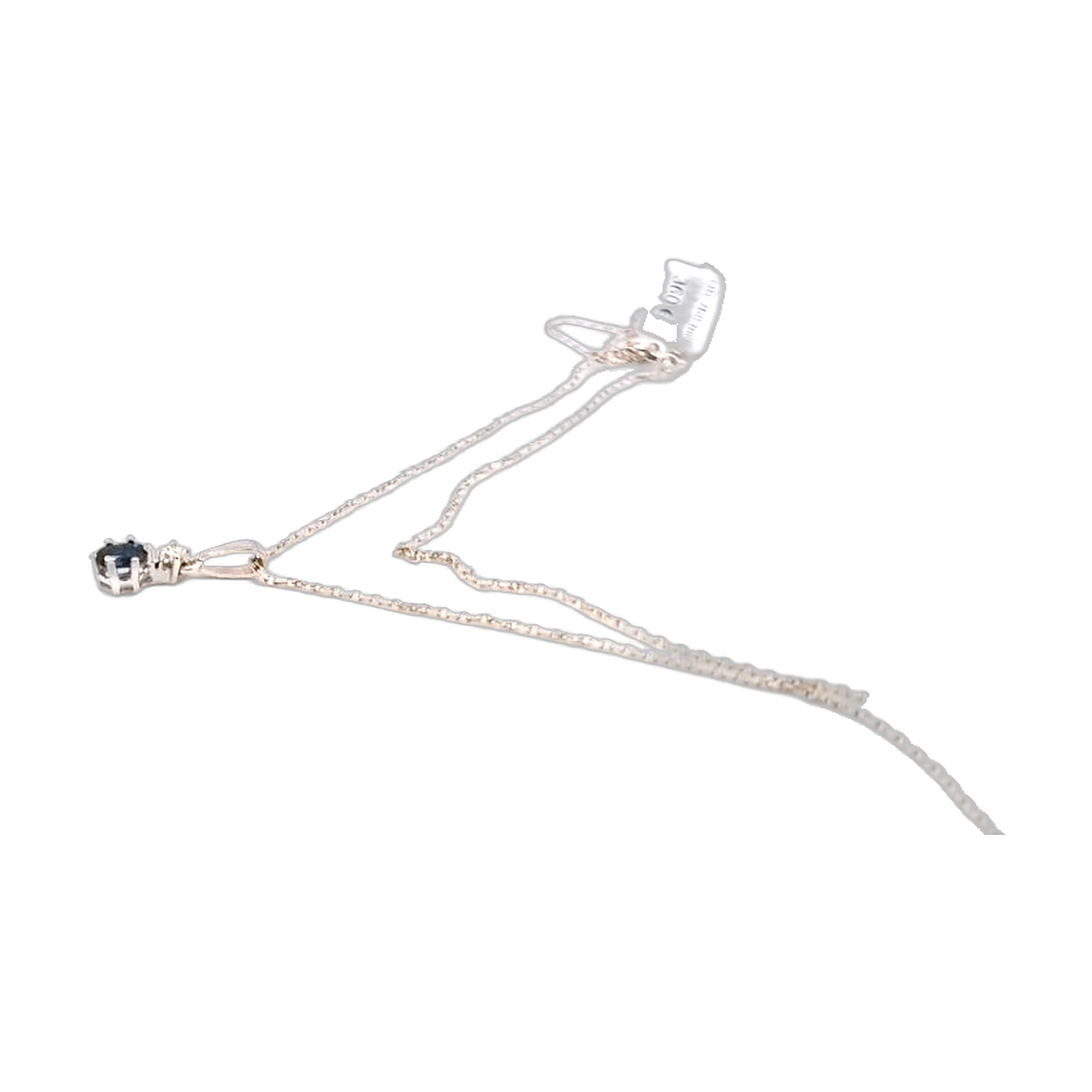 Pendentif or blanc 18k 750/1000