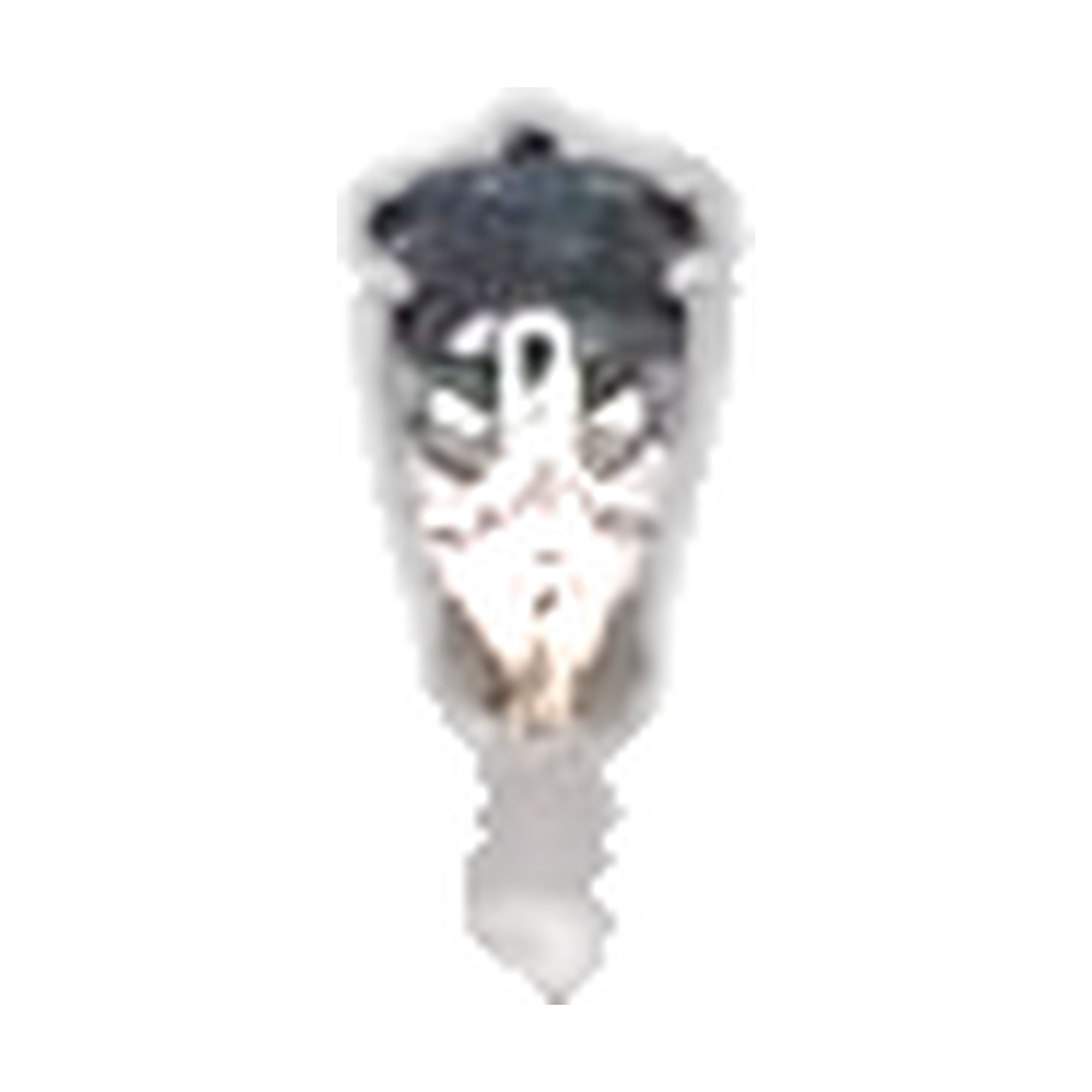 pendentif or blanc 18k 750/1000 — vue 2
