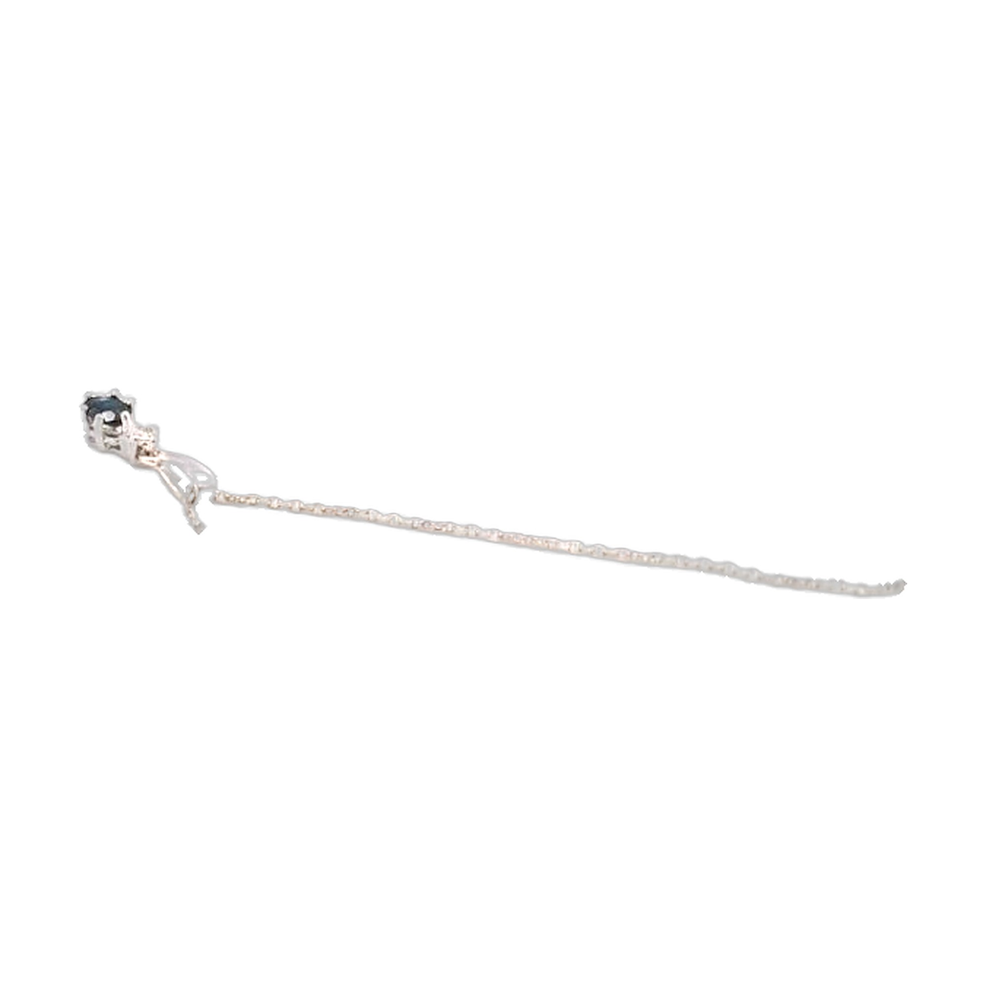 pendentif or blanc 18k 750/1000 — vue 5