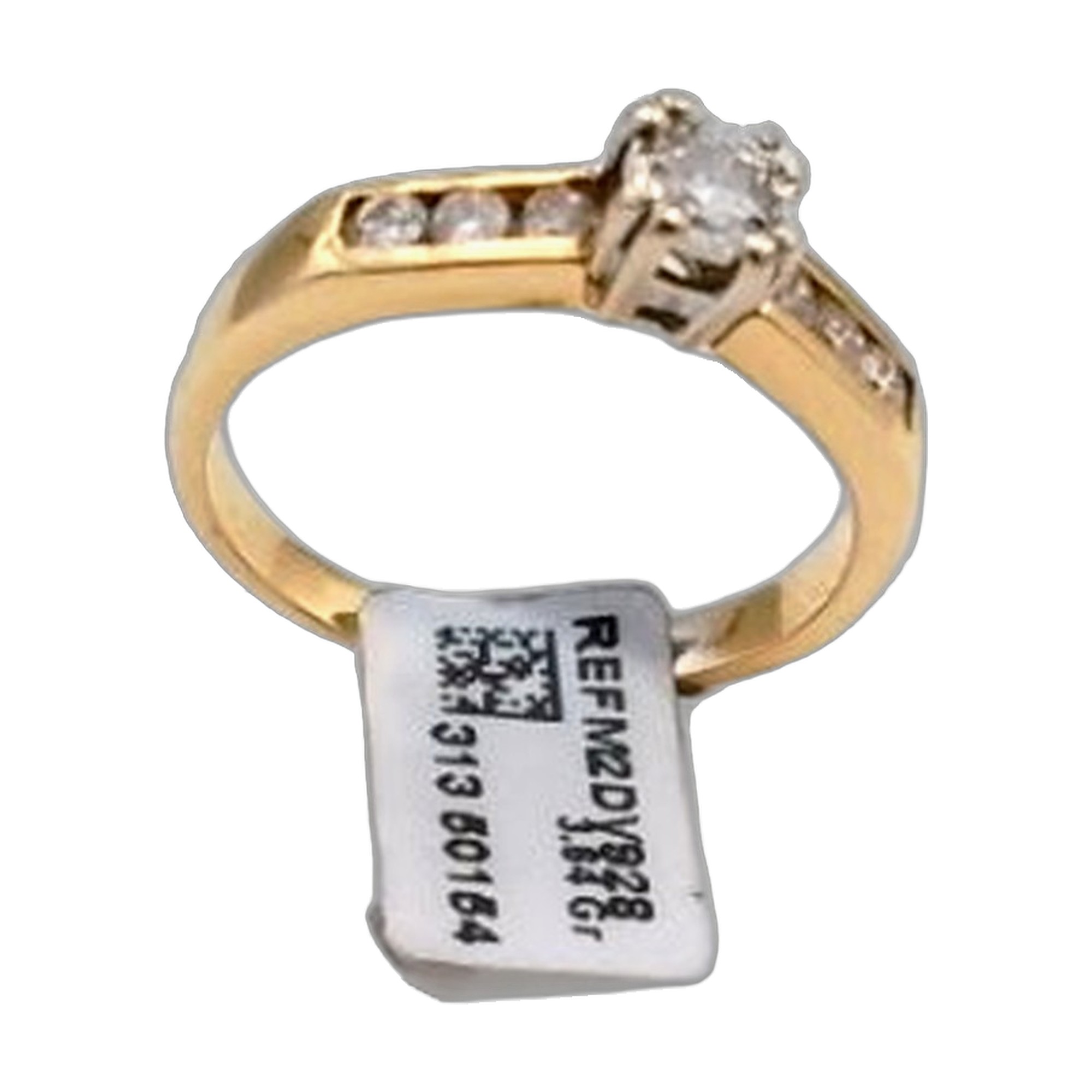 bague or jaune 18K 750/1000 — vue 5
