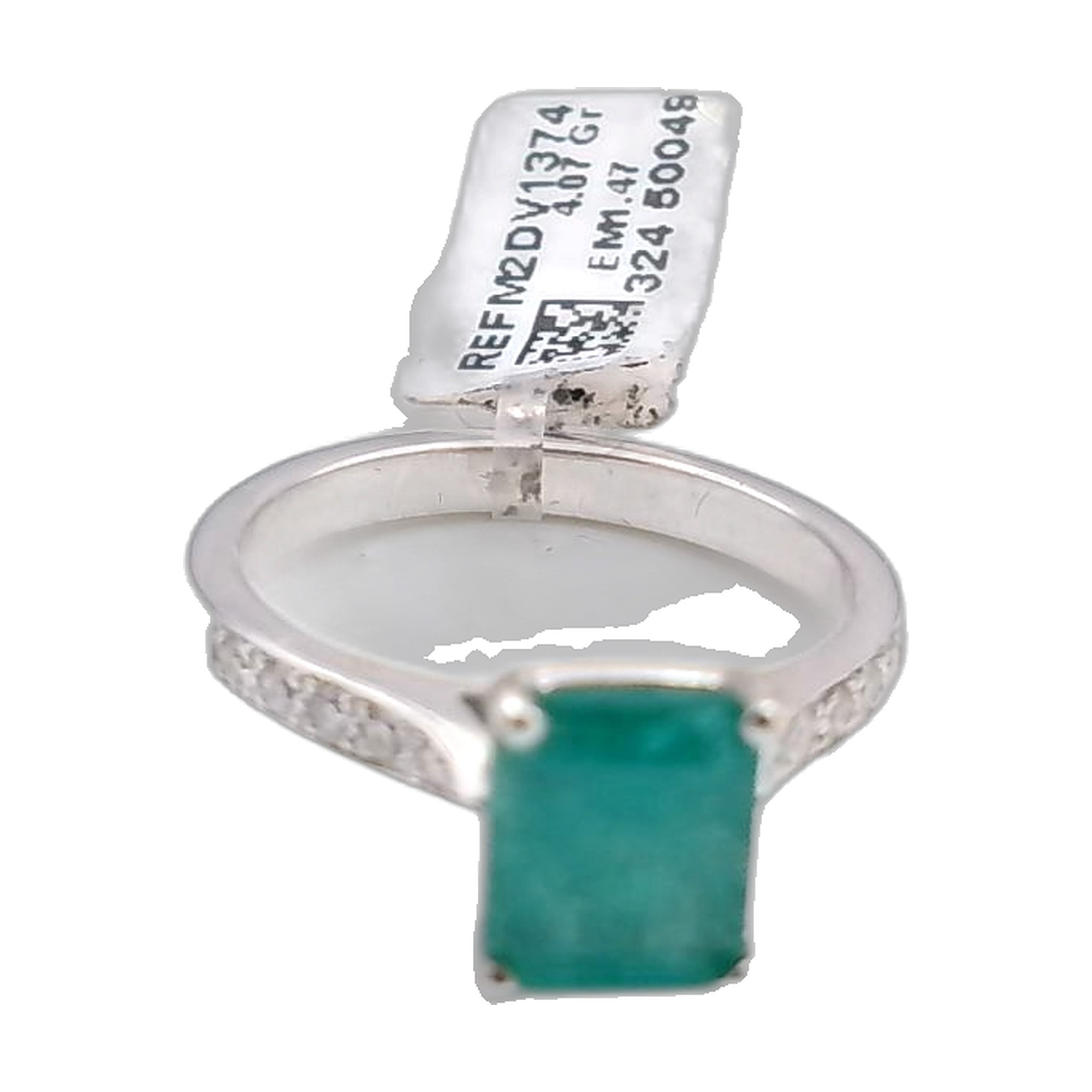 bague or blanc 18k 750/1000 — vue 4