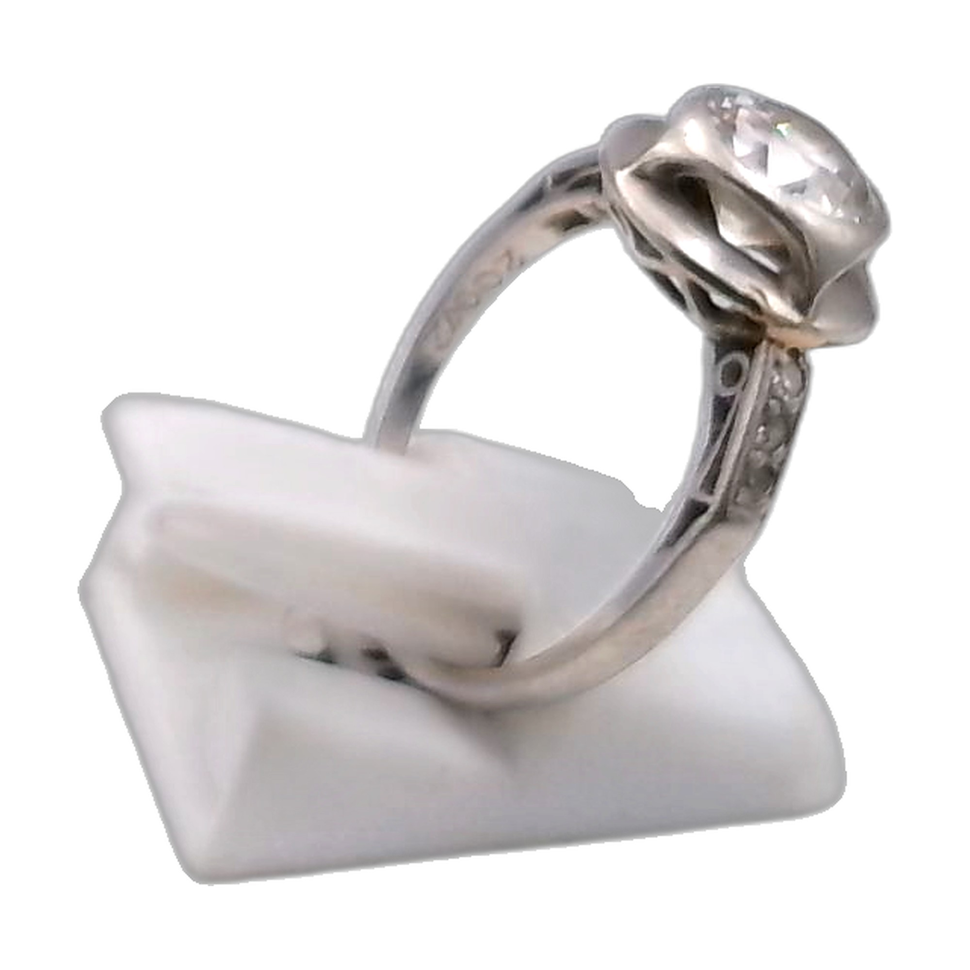 bague platine — vue 5
