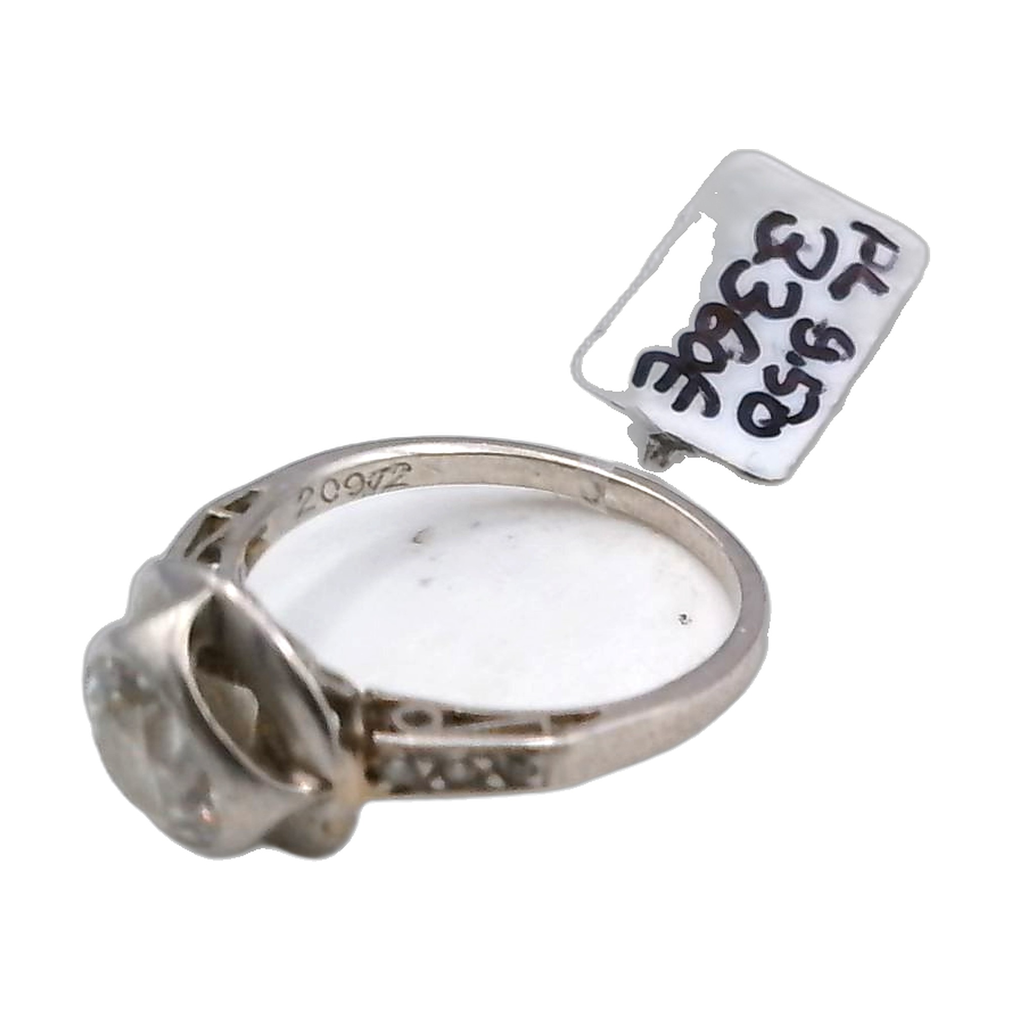 bague platine — vue 6
