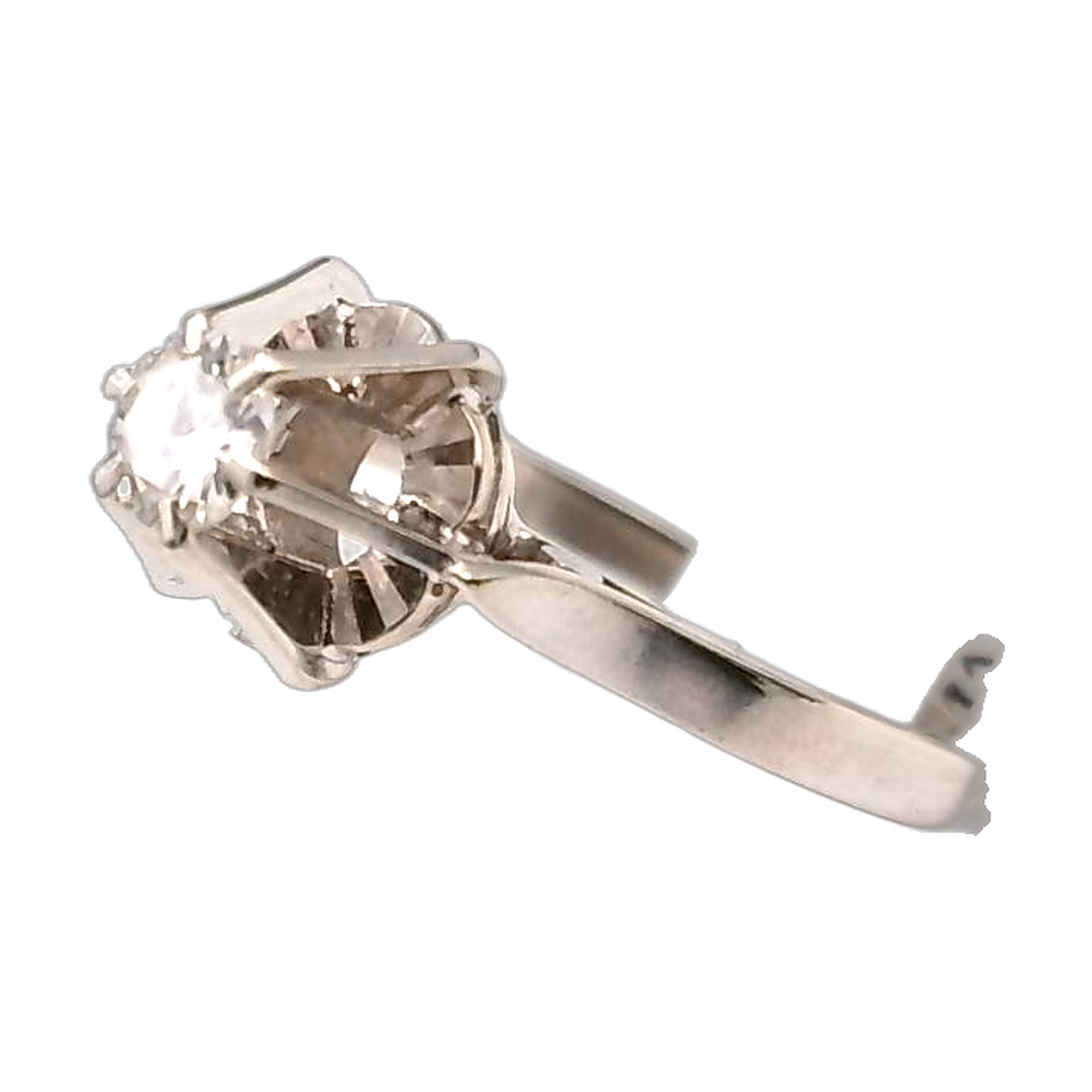 bague année 1960 cathedrale diamant — vue 5
