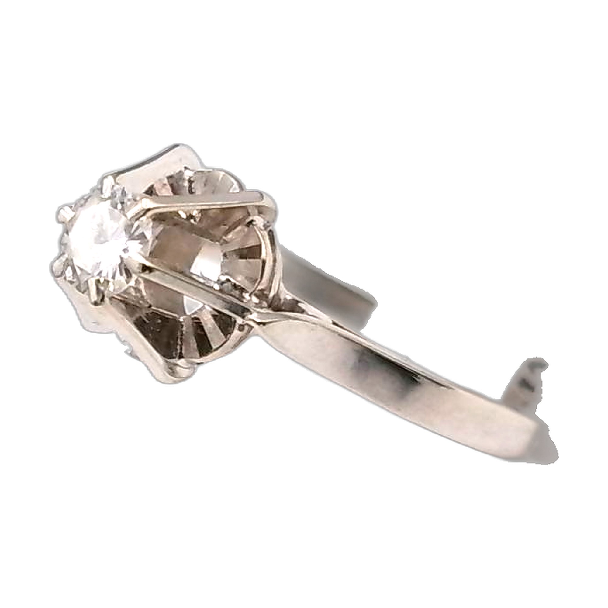 bague année 1960 cathedrale diamant — vue 6