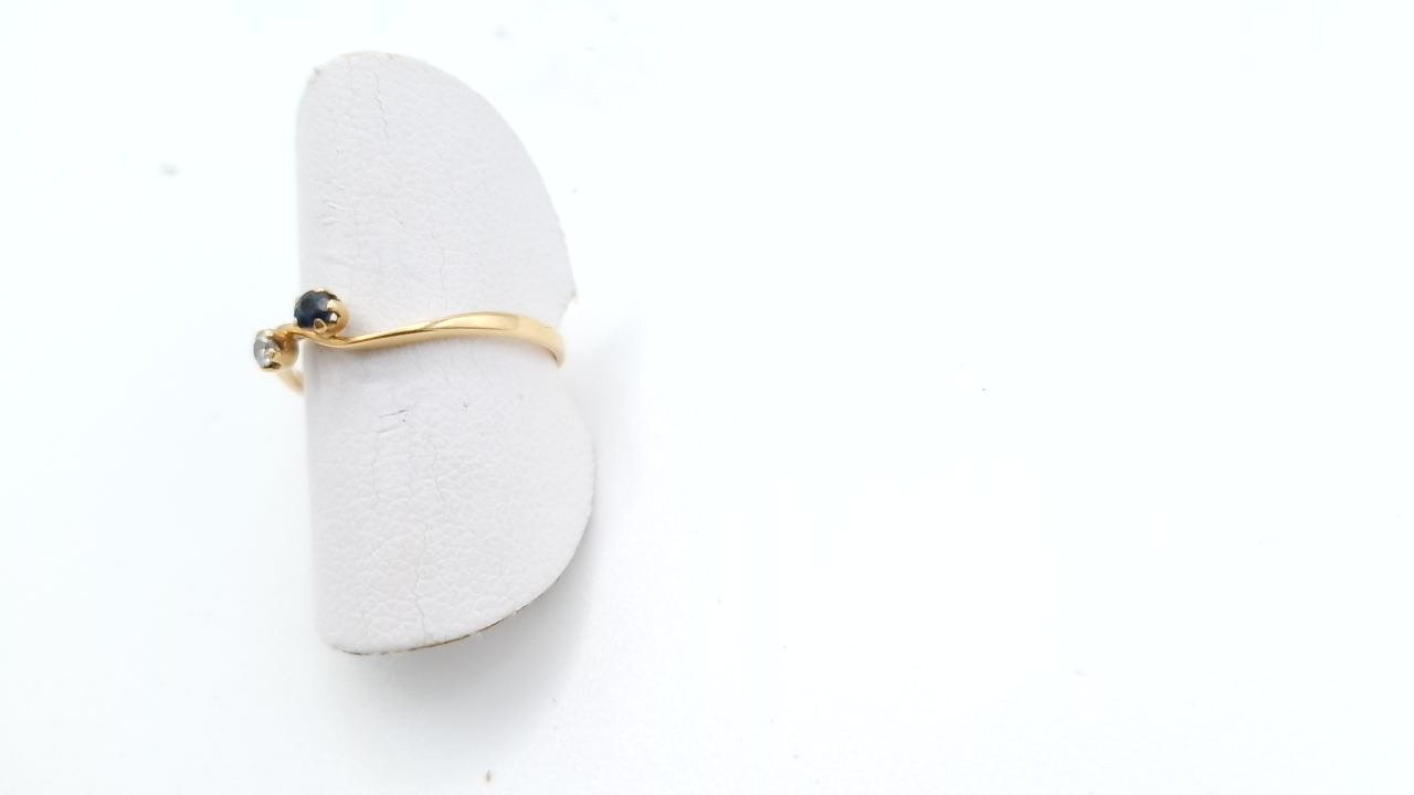 bague or jaune toi et moi — vue 3