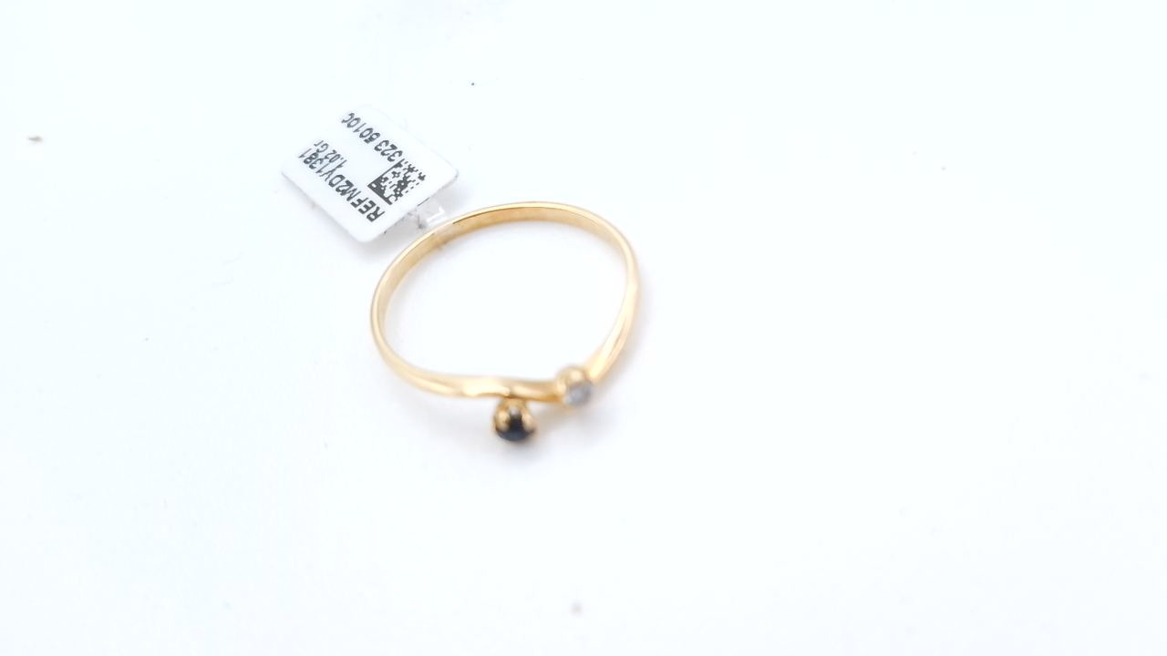 bague or jaune toi et moi — vue 4